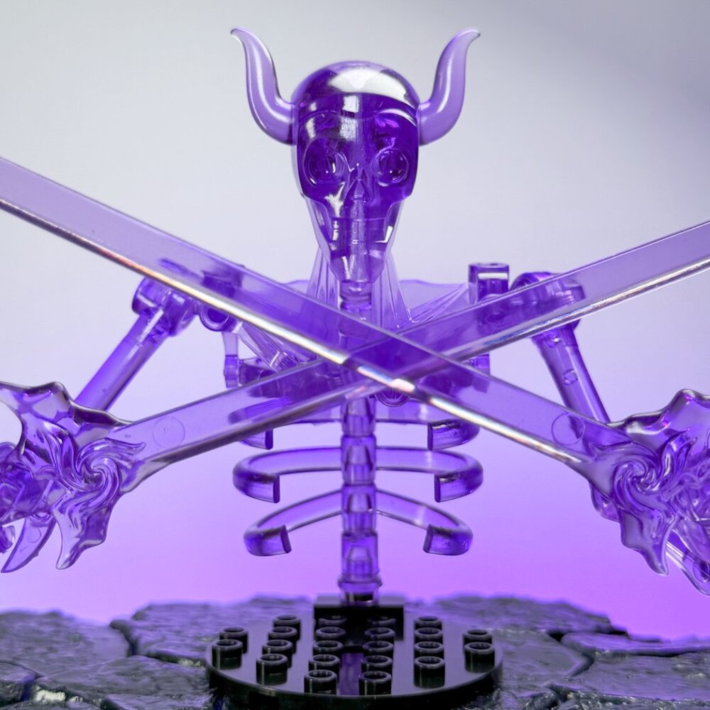 Sasuke Uchiha & Susanoo Mode Custom Naruto Minifigure Set – Purple Chakra Form - Picture 2 of 4